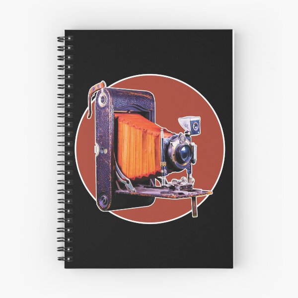 Item preview, Classic Cameras: Kodak Retro Film Camera in 1940s Art Deco Orange and Yellow Colors designed and sold by GraffitiSoup.