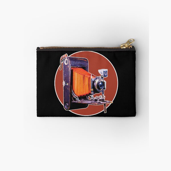 Item preview, Classic Cameras: Kodak Retro Film Camera in 1940s Art Deco Orange and Yellow Colors designed and sold by GraffitiSoup.