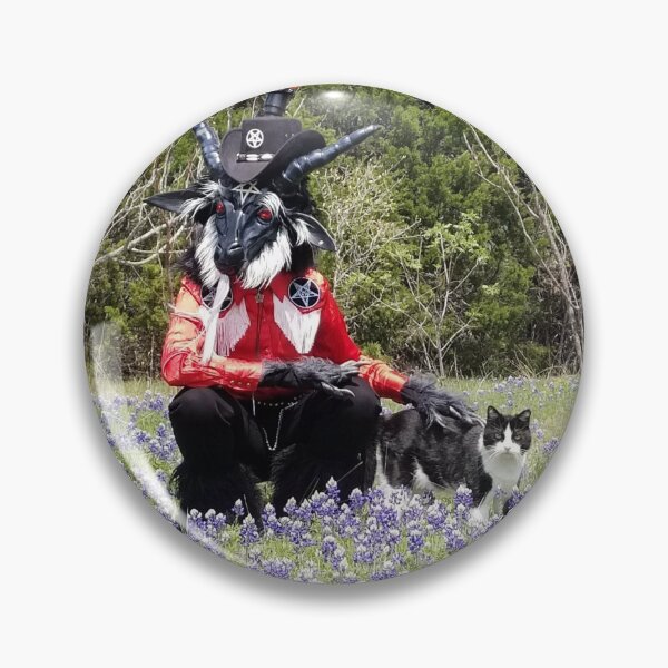 Item preview, Baphomet in the Bluebonnets designed and sold by DeeMendesArt.