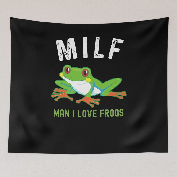 Item preview, Man I love Frogs Funny MILF gift  designed and sold by Echo Dusk.