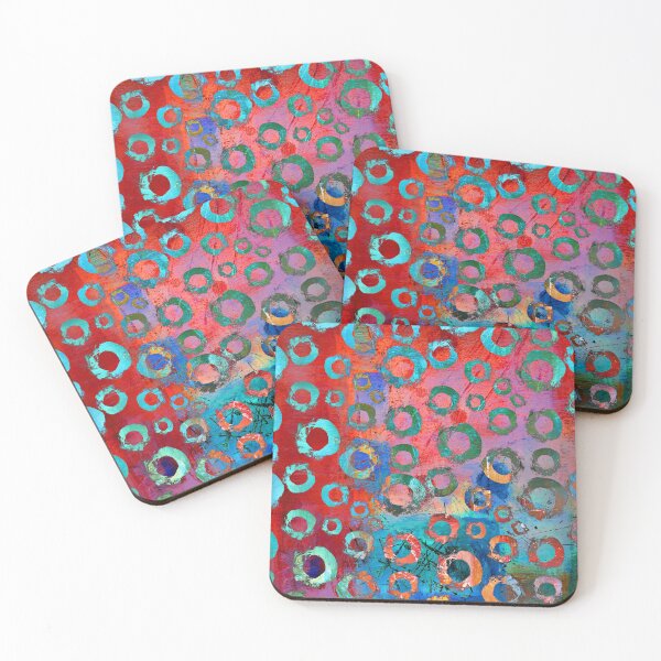 Item preview, Brightly Colored Contemporary Circle Pattern designed and sold by NancyMerkle.
