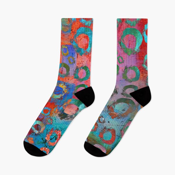 Item preview, Brightly Colored Contemporary Circle Pattern designed and sold by NancyMerkle.
