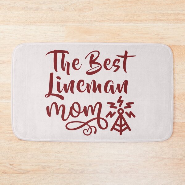 Item preview, The Best Lineman Mom designed and sold by dogcuddleralert.