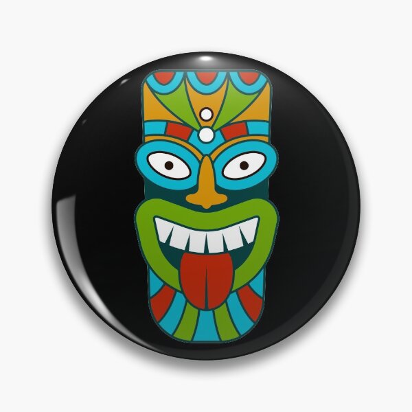 Item preview, Taunting Tiki, Polynesia designed and sold by Vintage-Artwork.