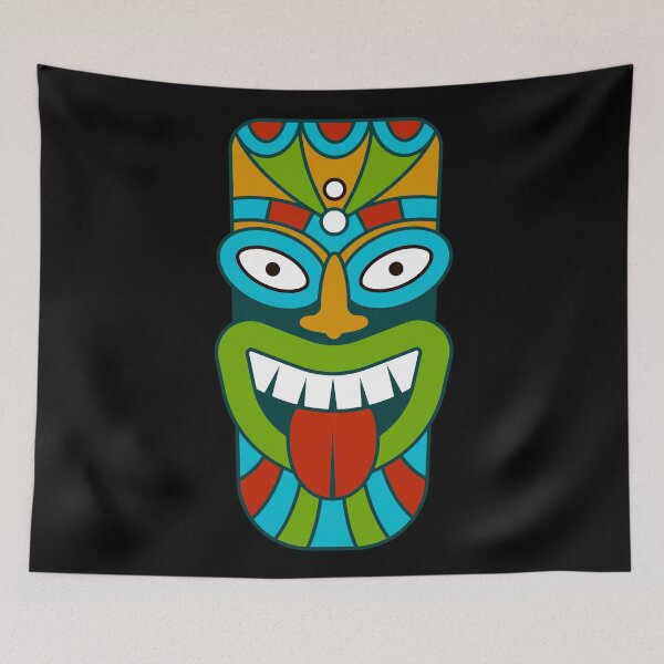 Item preview, Taunting Tiki, Polynesia designed and sold by Vintage-Artwork.