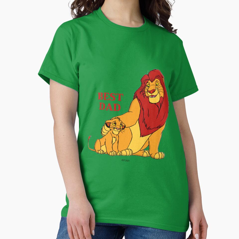 Best Dad Est.2021,Father'S Day Shirt, Father'S Day Gift, Fathers Day Ideas Shirt, Fathers Day Ideas Gift, Disney Dad T Shirt Classic T-Shirt Teesummer