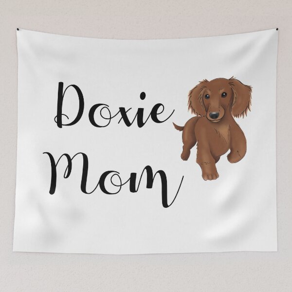 Item preview, Doxie Mom With A Cute Dachshund Drawing | Dog Mom Gift designed and sold by ElysianCreation.