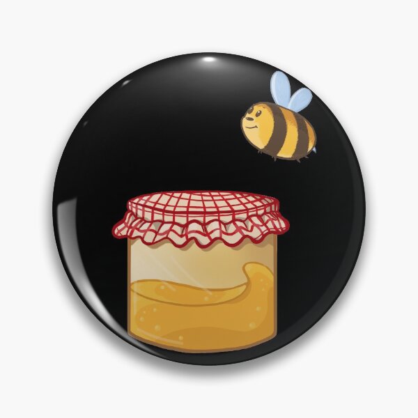 Item preview, Honey jar and wholesome bee friend designed and sold by SunnyAlloy.