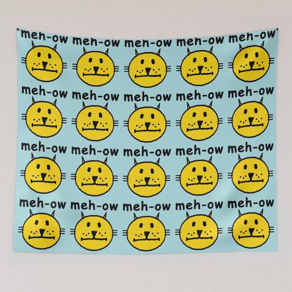 Item preview, meh-ow designed and sold by RawSunArt.