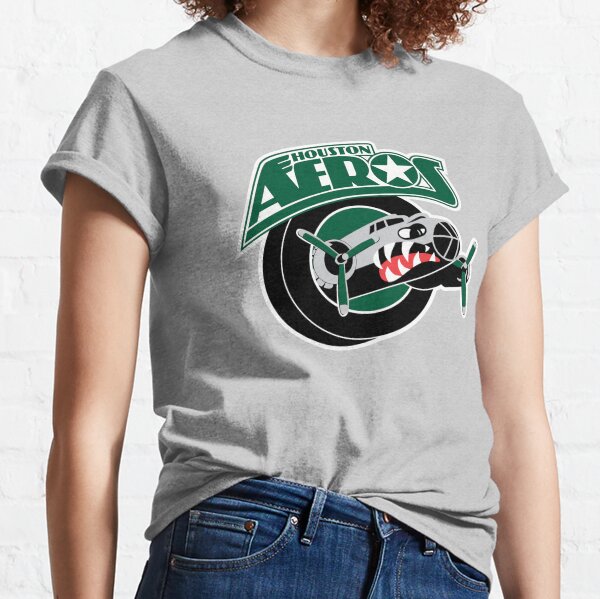 1974 Champion Houston Aeros WHA - Unisex T-Shirt / Heather Grey / S