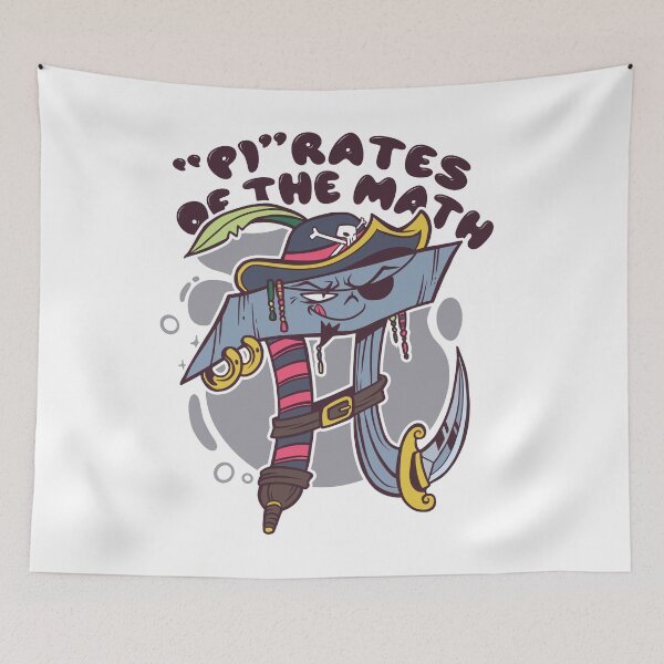 Item preview, Pi-rates of the Math designed and sold by Hoiho Adventure Shirts.