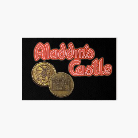 Aladdin s Castle Tokens Art Board Print for Sale by TeeArcade84 Redbubble