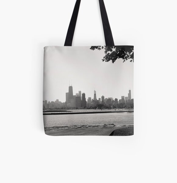 Chicago Shores All Over Print Tote Bag
