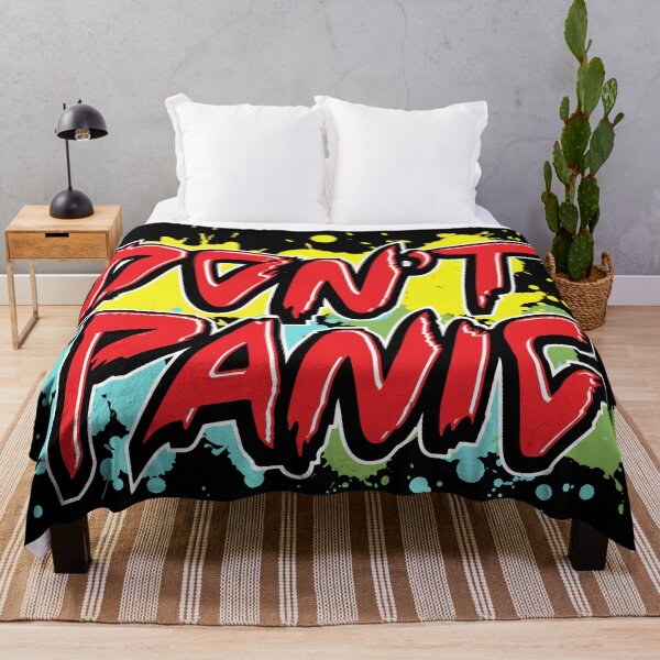 Item preview, Don't Panic, Hitchhiker's Guide To The Galaxy Quote designed and sold by Vintage-Artwork.