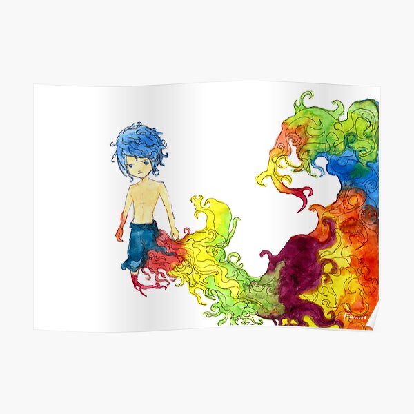 Rainbow boy Poster