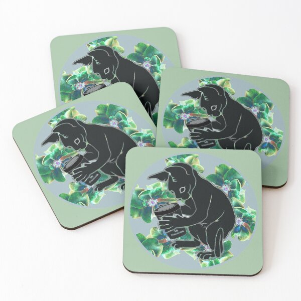 Item preview,  Sphynx Cat With a Coffee Cup Emerald designed and sold by ViewerEqualsPhoton.