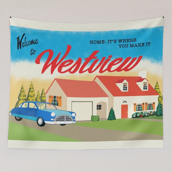 Item preview, Wandavision Westview - Home: It's Where You Make It designed and sold by bubble-steph.
