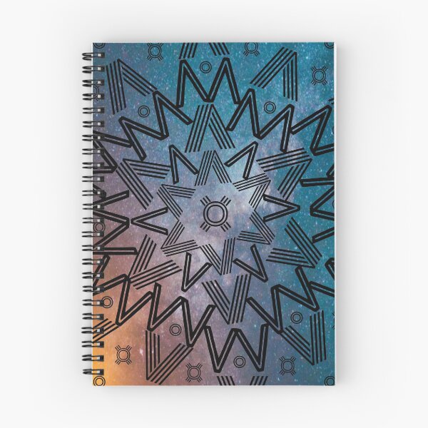 Item preview, Spikes Mandala Blue Gradient Cosmo designed and sold by Designs By YL.