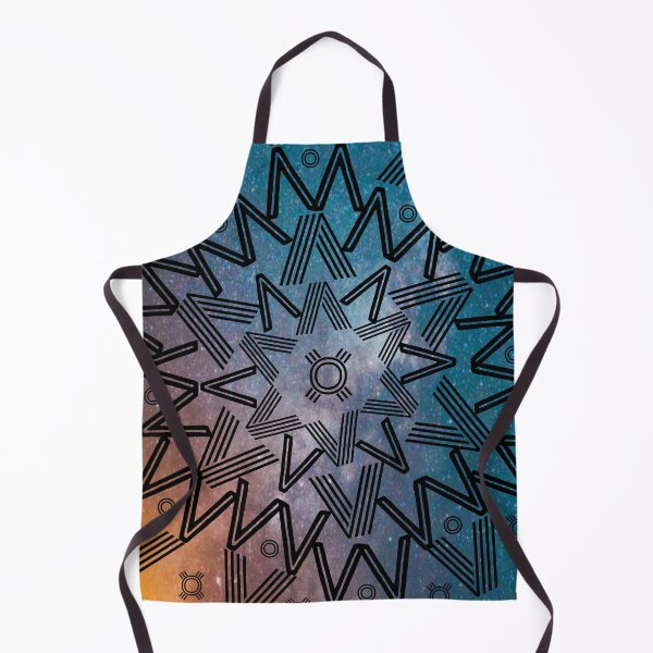 Item preview, Spikes Mandala Blue Gradient Cosmo designed and sold by Designs By YL.