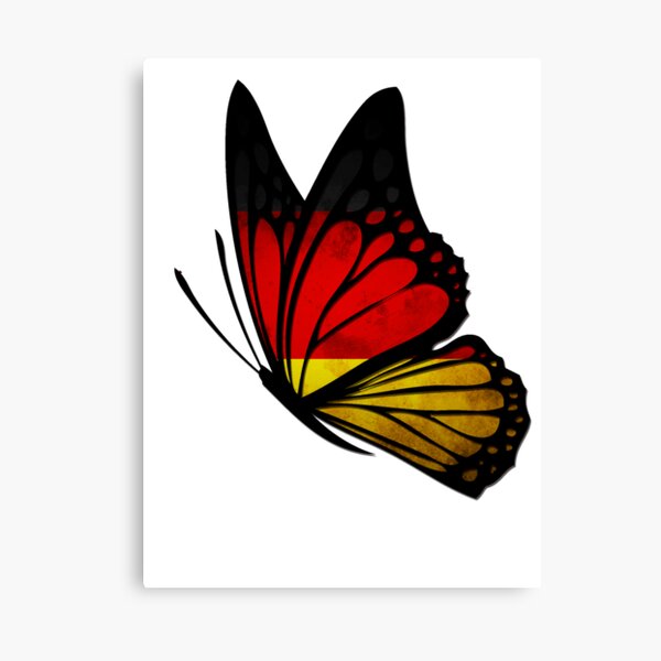 "Germany Flag Butterfly" Canvas Print for Sale by johnlincoln2557