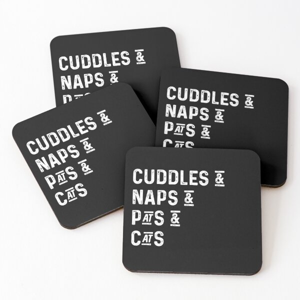 Item preview, Cuddles and naps and pats and cats designed and sold by UncleStuScience.