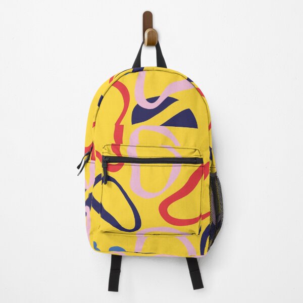 Item preview, Abstract Colourful Yellow Red Blue Pink Pattern designed and sold by hewn505.