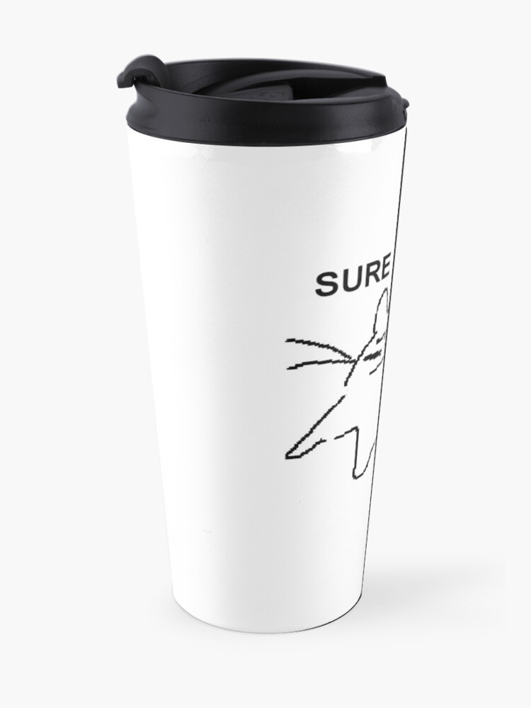Alternate view of sure. awake Travel Mug