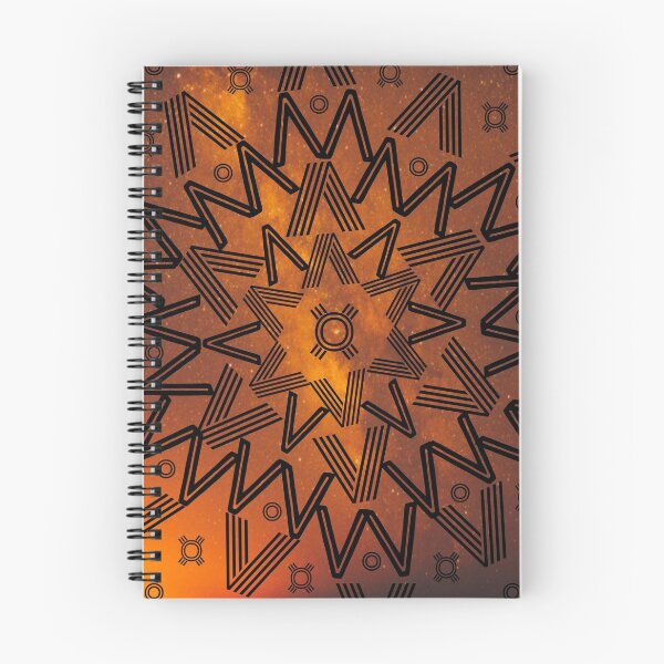 Item preview, Spikes Mandala Orange Cosmo designed and sold by Designs By YL.