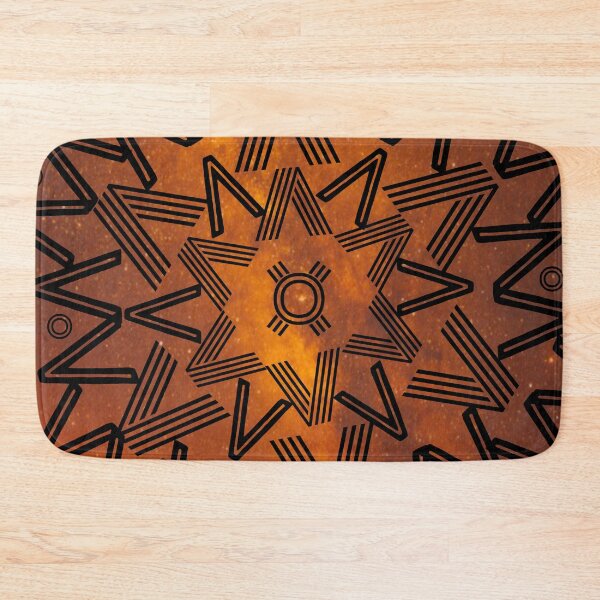 Item preview, Spikes Mandala Orange Cosmo designed and sold by Designs By YL.