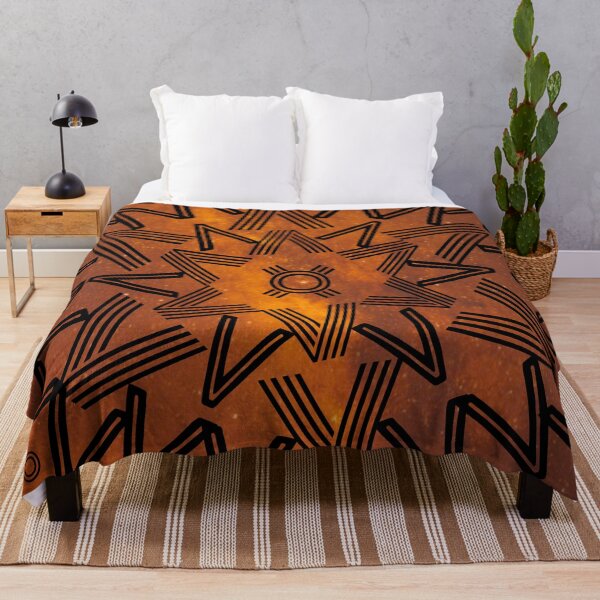 Item preview, Spikes Mandala Orange Cosmo designed and sold by Designs By YL.