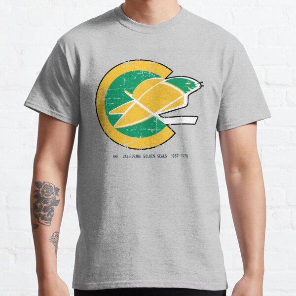 Defunct Sports Team Love California Golden Seals Distressed Logo Hoodie Death Ray Prints Celebrate Heritage and History