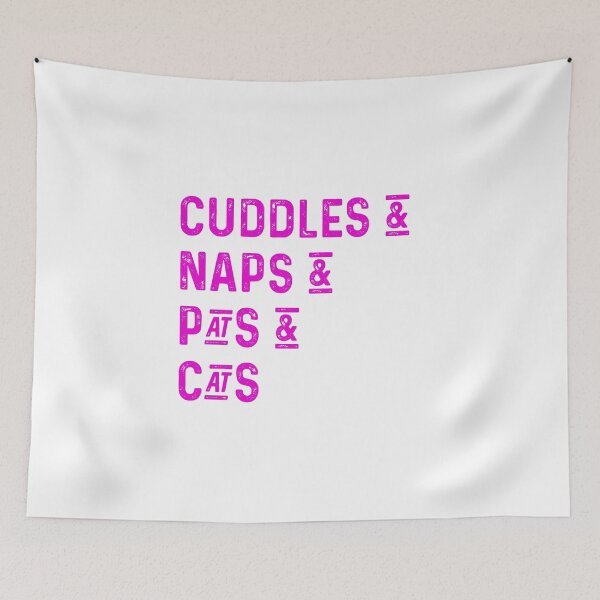 Item preview, Cuddles and naps and pats and cats designed and sold by UncleStuScience.