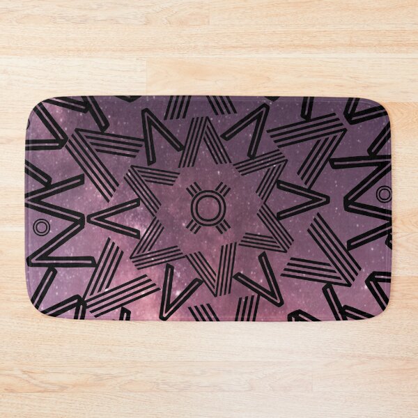Item preview, Spikes Mandala Pink Cosmo designed and sold by Designs By YL.
