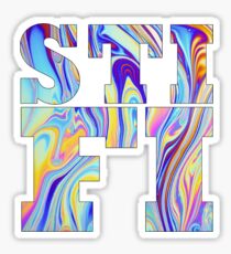 Sticky Fingers waves Sticker
