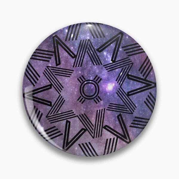 Item preview, Spikes Mandala Purple Cosmo designed and sold by Designs By YL.