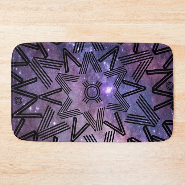Item preview, Spikes Mandala Purple Cosmo designed and sold by Designs By YL.