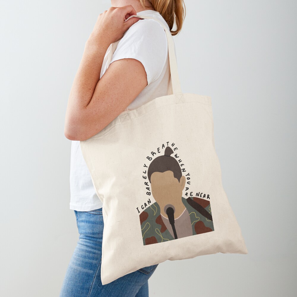 "Hunter "I Can Barely Breathe" Ginny and Tote Bag by