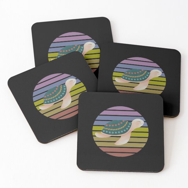 Item preview, Boho Swimming Save a Turtle Summer Retro Vintage Sea designed and sold by Spaceshipsells.