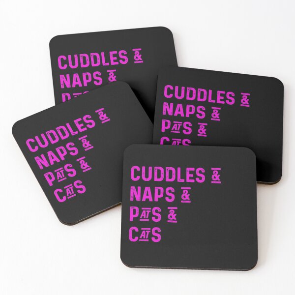 Item preview, Cuddles and naps and pats and cats designed and sold by UncleStuScience.