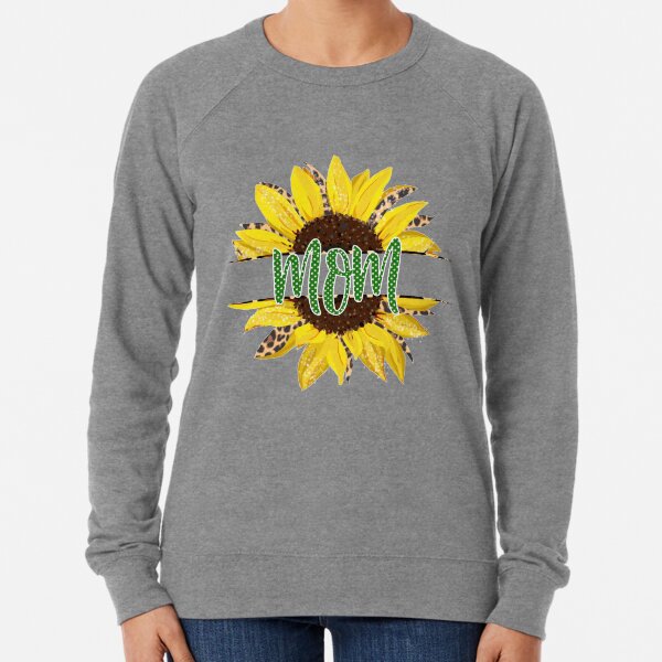 Sunflower sparkle Mom Lightweight Sweatshirt