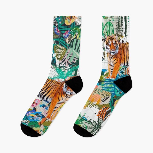 Item preview, Tiger Illustration Pattern  designed and sold by MarcSabuncu.
