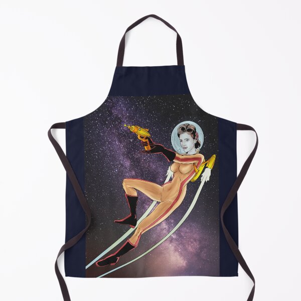 Item preview, Space Girl, retro sci fi pin-up designed and sold by Colin Wells.