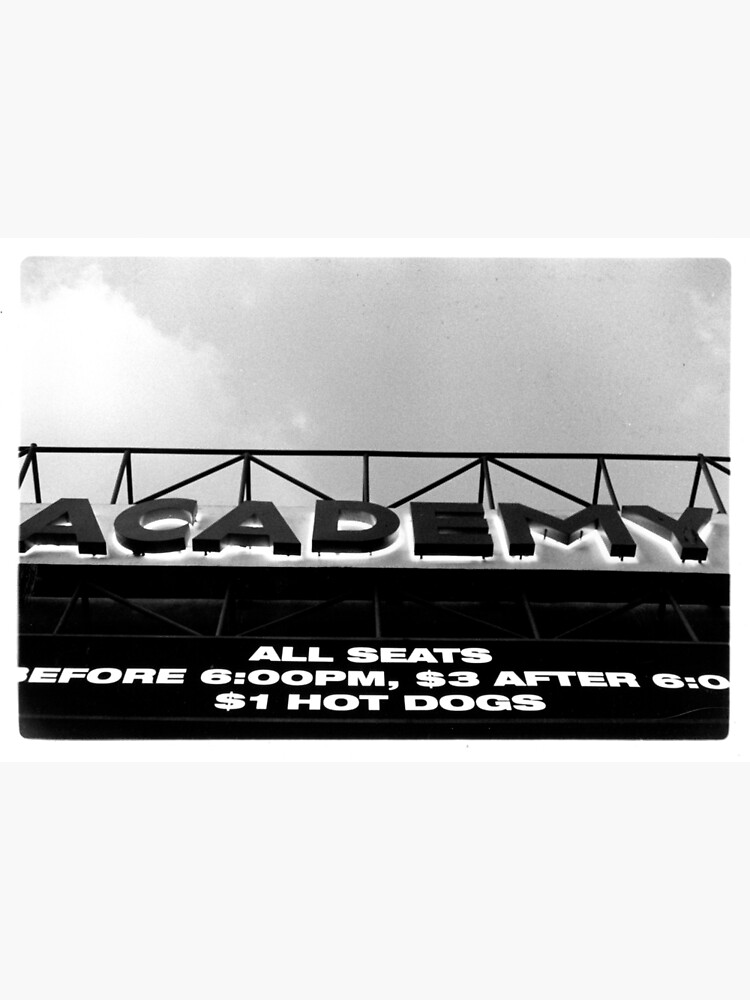 "The Academy Movie Theater" Poster for Sale by DarkRoomPhotos Redbubble