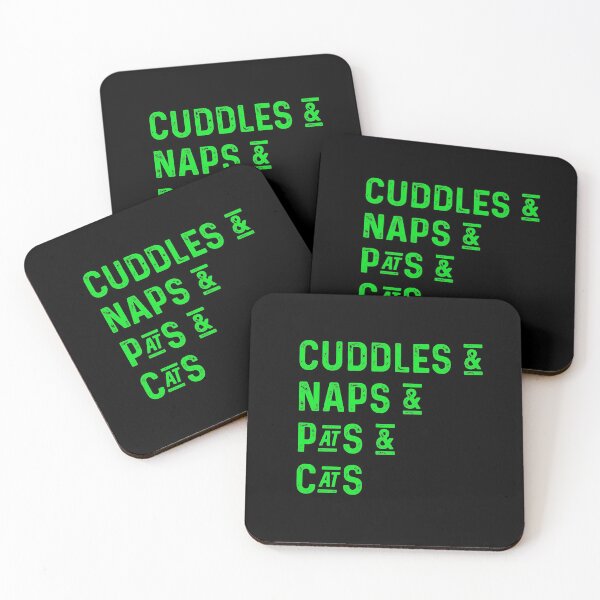 Item preview, Cuddles and naps and pats and cats designed and sold by UncleStuScience.
