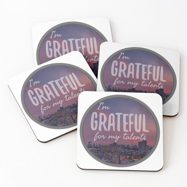Item preview, Colorful design for grateful people who are always thankful for their talents designed and sold by Awesome 4 all.
