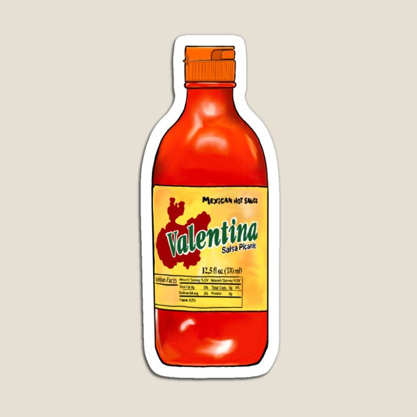 Item preview, Valentina Mexican Hispanic hot sauce sticker design designed and sold by Celeste1120.