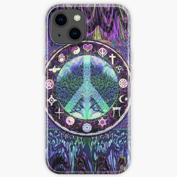World Peace Religions Unity Tree of Life iPhone Soft Case