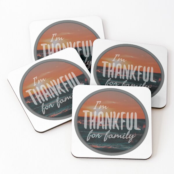 Item preview, Colorful design for grateful people who are always thankful for their families designed and sold by Awesome 4 all.