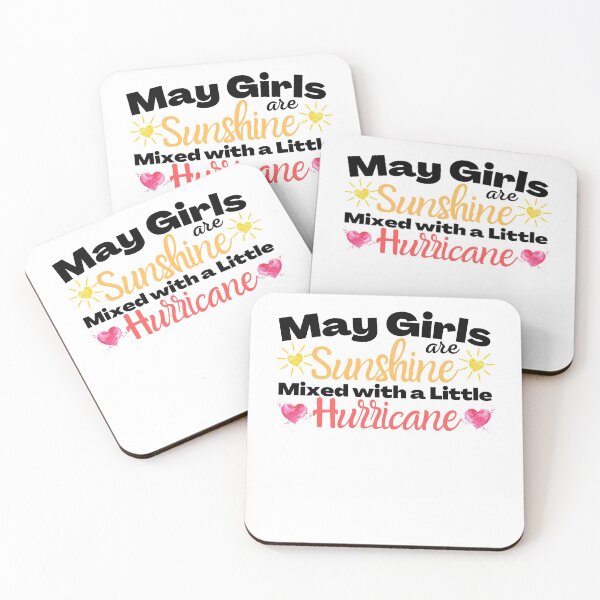 Item preview, May Girls Are Sunshine Mixed With A Little Hurricane - Cute May Girl Quotes - Funny May girls Saying designed and sold by PIXEcompany.