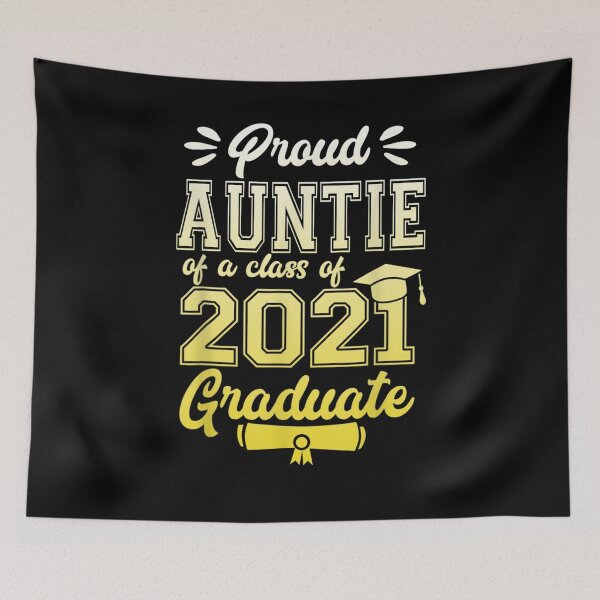Item preview, Proud Auntie Of A Class Of 2021 Graduate Senior 21 Gift  designed and sold by lindafrances.